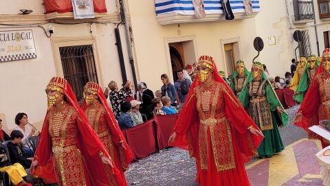 Imagen de archivo de las fiestas de Moros y Cristianos de Biar.